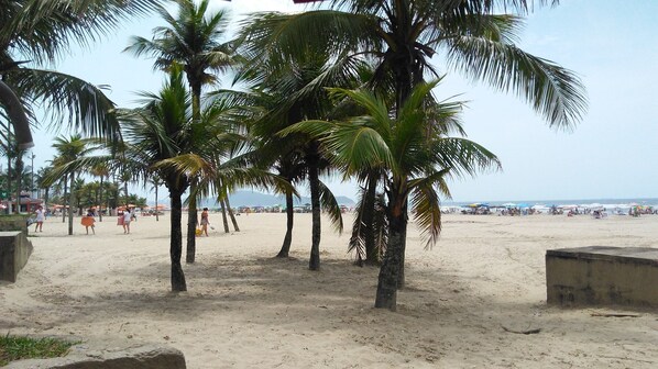 On the beach