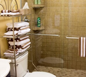 Combined shower/bathtub, hair dryer, towels, toilet paper - Stay Where The Stars Stay! And we think everyone who stays with us is a STAR! (Nashville)