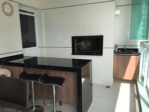 Interior - Beautiful ocean view - Best condo in the city. Ocean (guaruja)