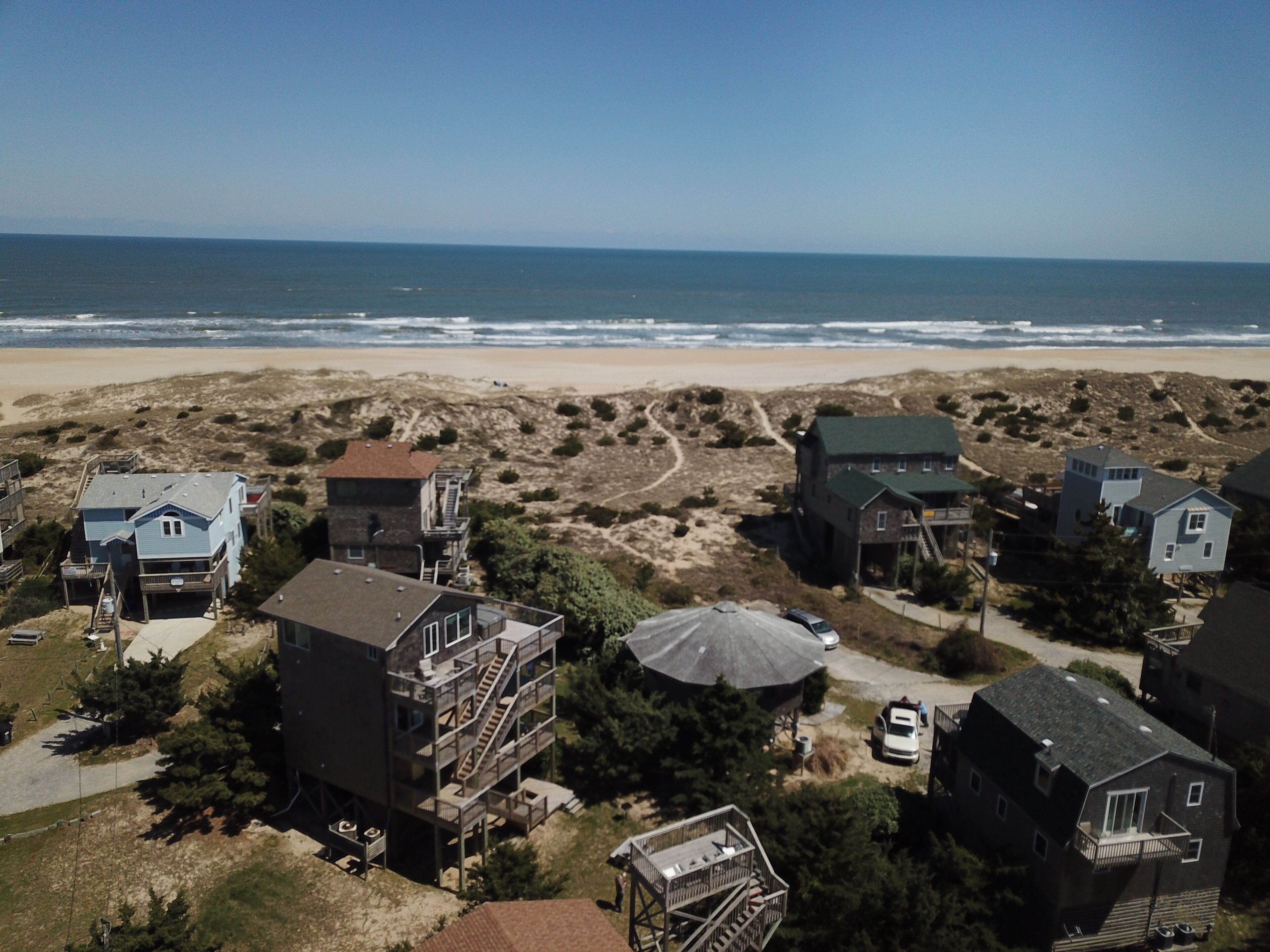 OBX Treehouse on the Dunes with Sunrise & Sunset views over Ocean & Sound!
