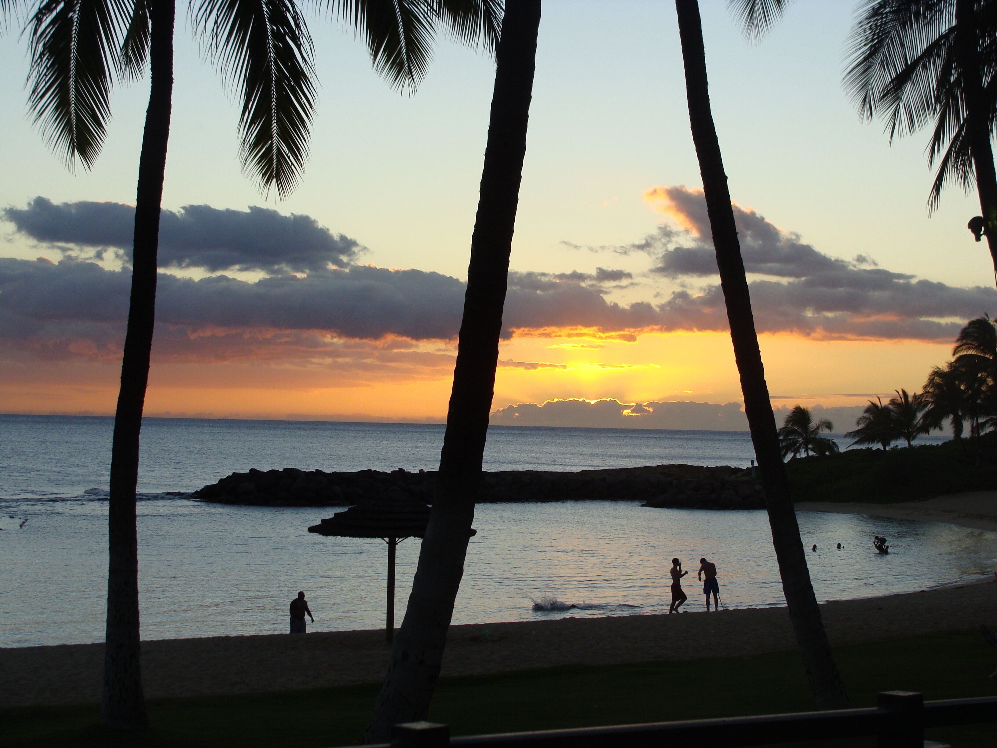 Am Strand, Liegestühle, Strandtücher