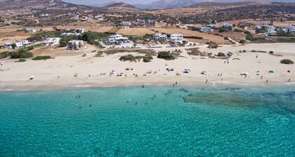 Salty 2Br Beach front Apartment SeaView Naxos