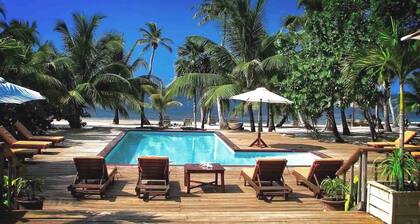 Family Friendly Beach Bungalow | Private Eco Dive Resort With A Pool & Beach