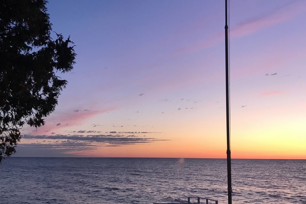 Blick von der Unterkunft