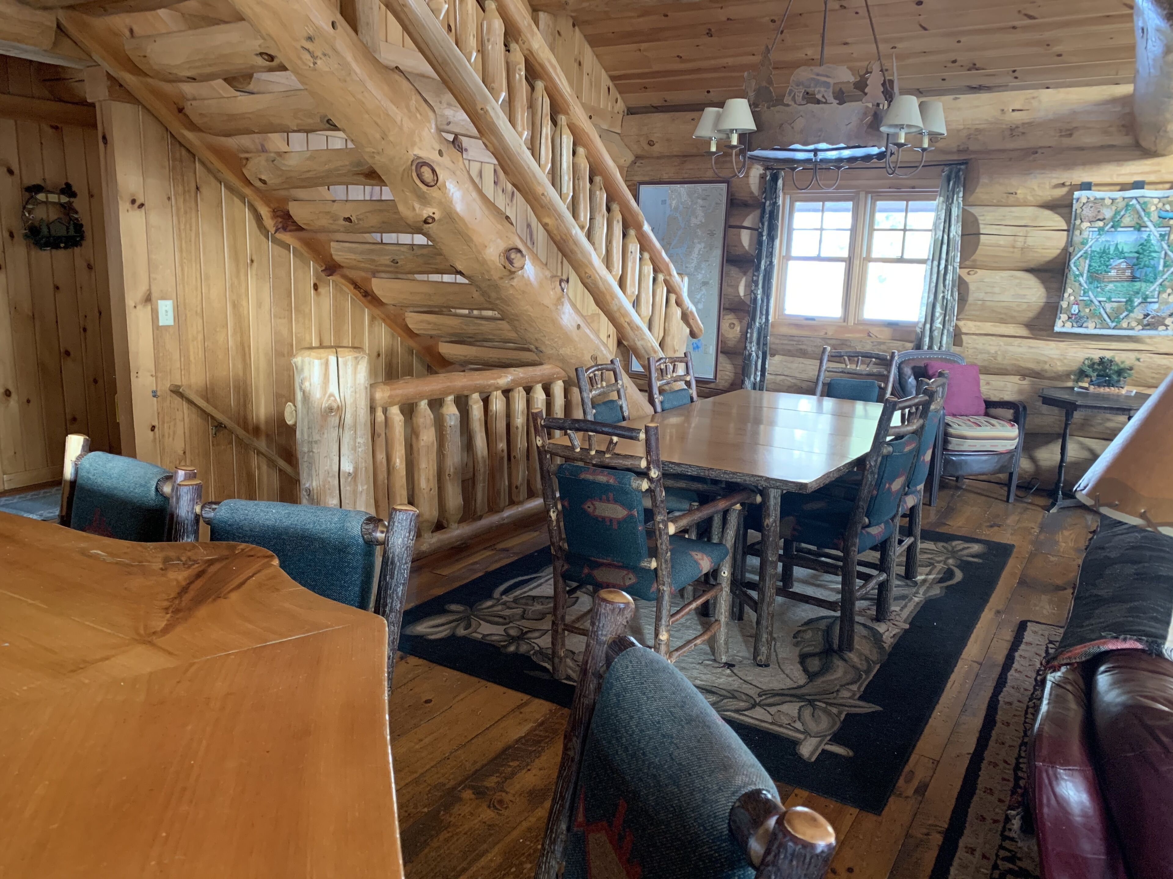 Experience Minnesota’s clearest lake and beautiful hand crafted log home.  