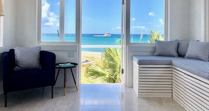 Unique Beachfront Suite, private with an amazing view w option of 2 more rooms.