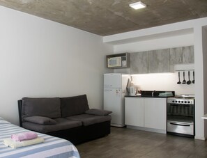 Standard Studio, 1 Double Bed, Non Smoking, Balcony | Private kitchen | Full-sized fridge, oven, stovetop, coffee/tea maker - Modern Studios in Palermo (Buenos Aires)