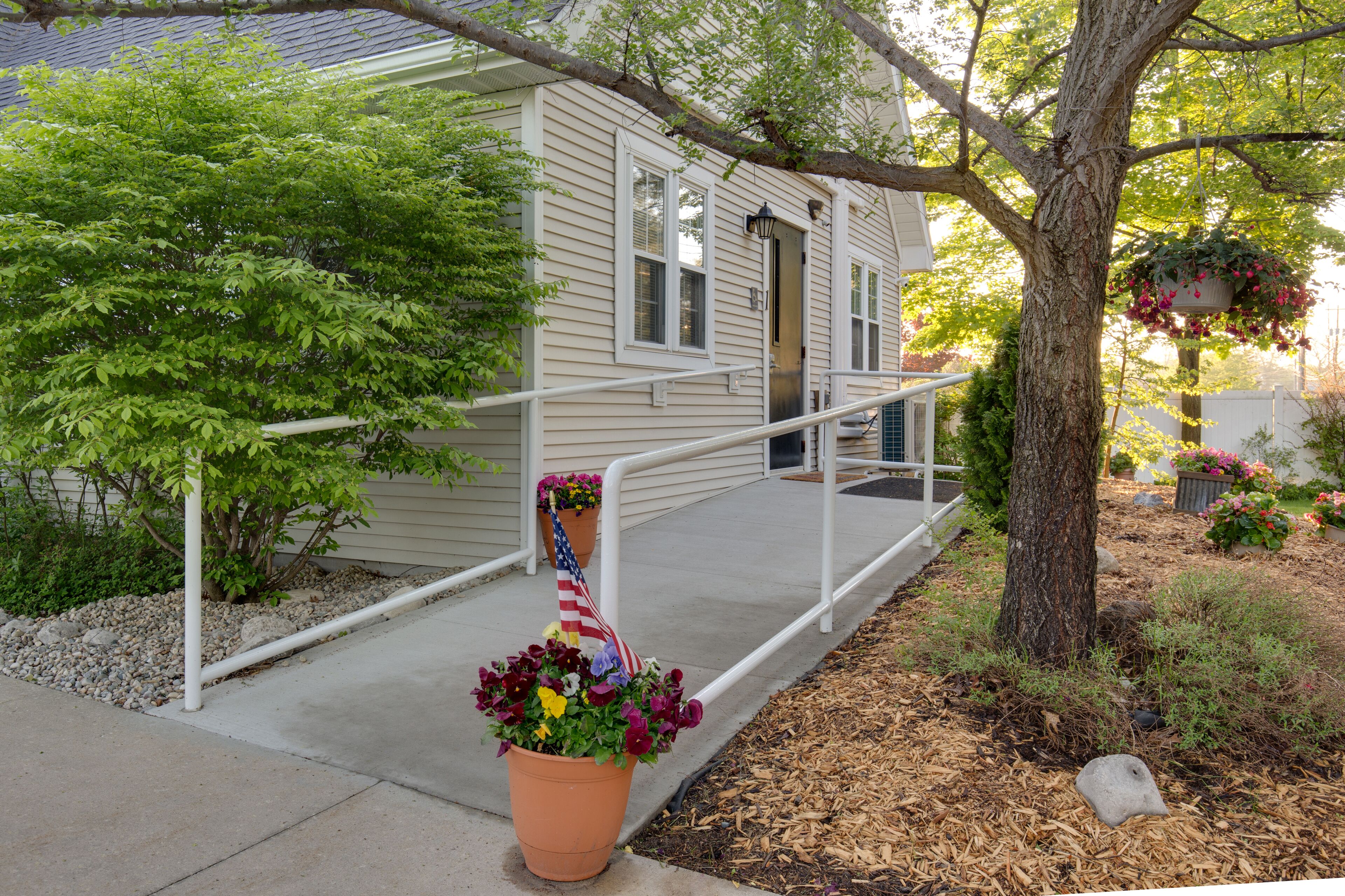 Enceinte de l’hébergement