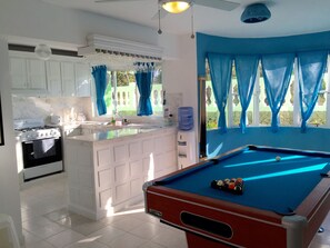 Fridge, microwave, oven, stovetop - Villa Belvedere; Play Pool at The Beach!,  Sleeps 8. Chef Available (Cabarete)