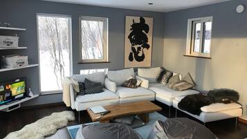 Smart-TV, DVD-Player, Bücher, Videothek