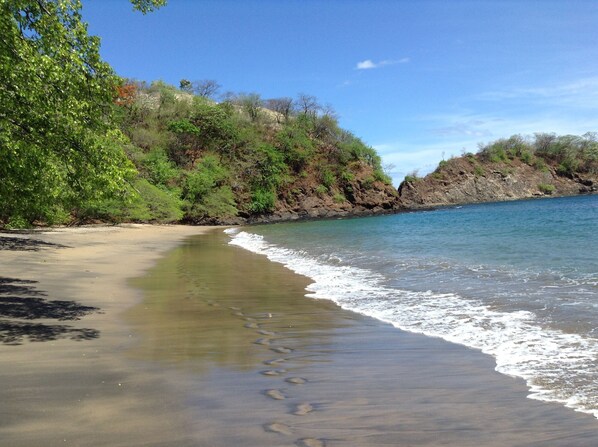 Sun-loungers, beach towels