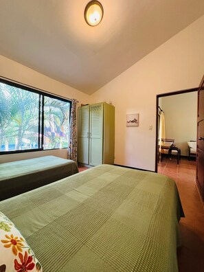 2 bedrooms, in-room safe, iron/ironing board, WiFi