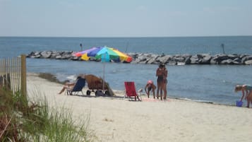 Vlak bij het strand