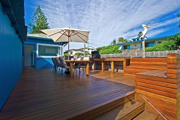 Outdoor dining - Two Bedroom House Wooli (Wooli)