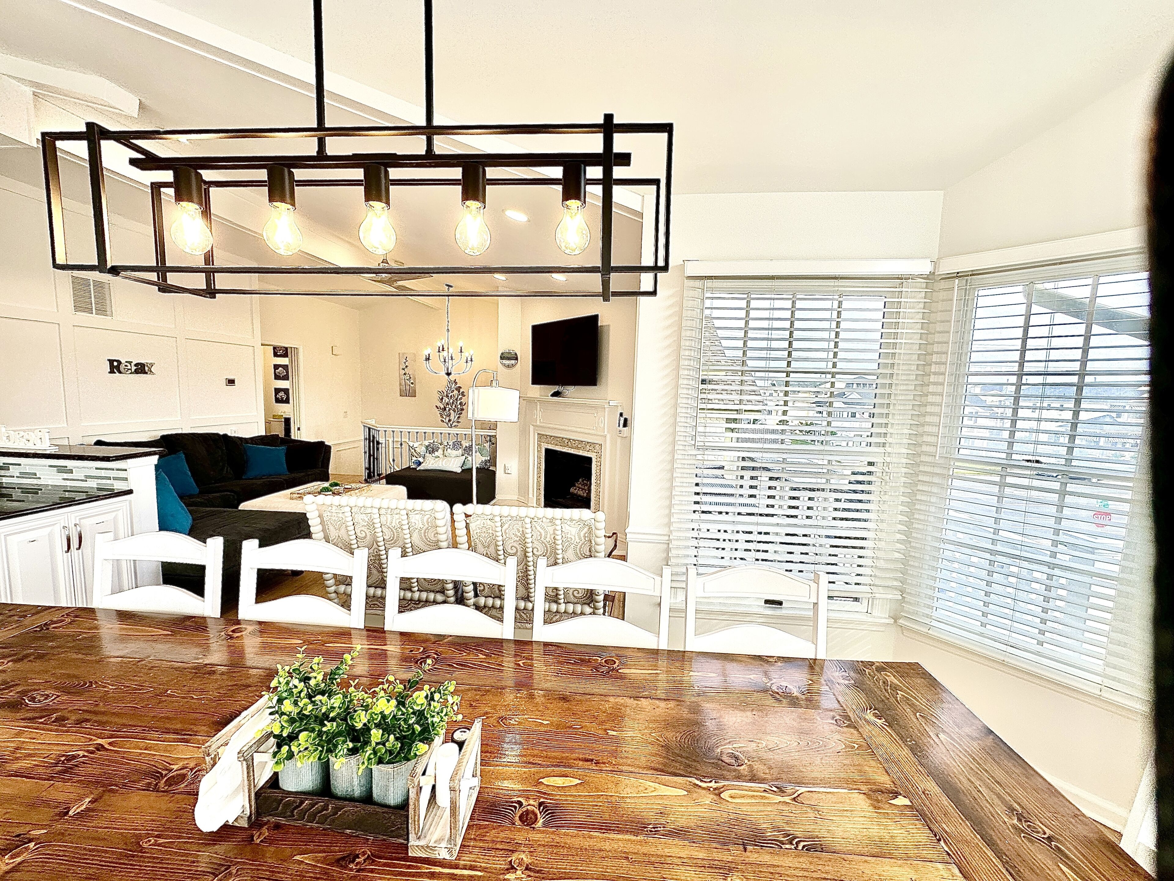 View from dining room
