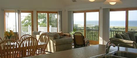 TV, DVD player, stereo