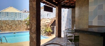 Praia Grande - Solemar - SCHÖNES HAUS 3 SUITEN C / SWIMMINGPOOL 