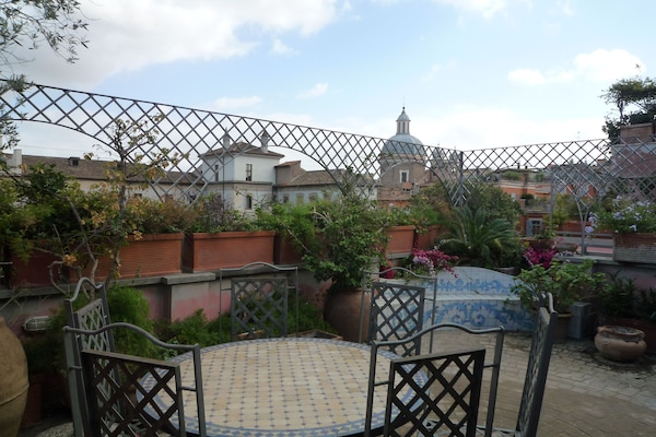 a terrific view from one of the two terraces