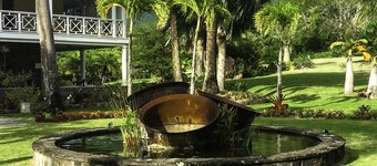 CONCH SHELL COTTAGE at white sand beach.   