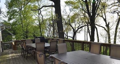 Schönes Luxushaus direkt am Strand am Michigansee, Sandstrand, Pool, Whirlpool