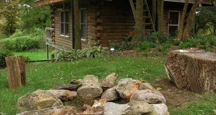 Serene Log Cabin Nestled Among the Battlefields