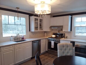 Fridge, microwave, oven, stovetop - Enjoy comfortable elegance in this secluded grand home located in town (Lenox)