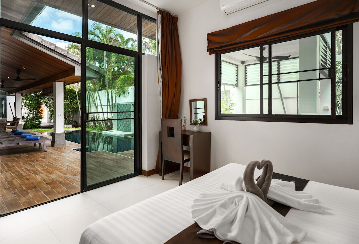 3 多间卧室、高档床上用品、客房内保险箱、WiFi