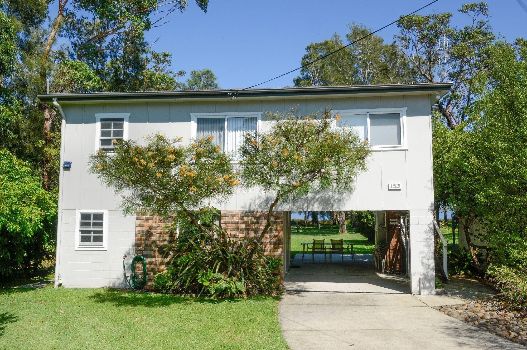 Front of the house
