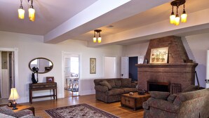 Living area - Historic Swedish Cottage on Quiet Lindstrom Lake (Lindstrom)
