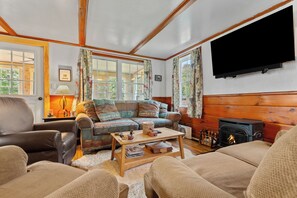 スマートテレビ、書庫、ステレオ