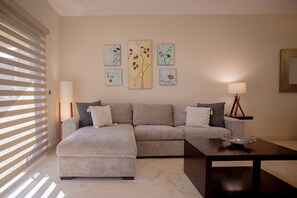 TV, DVD player, books