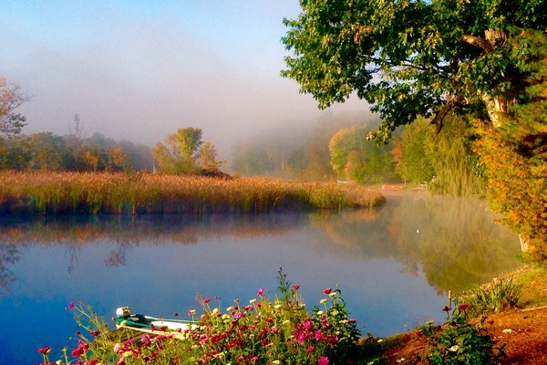 Amazing view from the house located on Fish Creek/Saratoga Lake