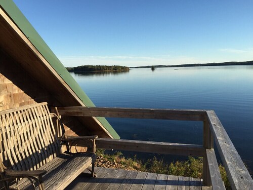 Sitting on the edge of Cobscook Bay at Rossport by the Sea