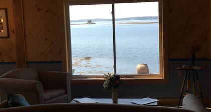 Sitting on the edge of Cobscook Bay at Rossport by the Sea