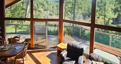 Beautiful 2 story house on Smith River- Private Beach, Trails,& More!