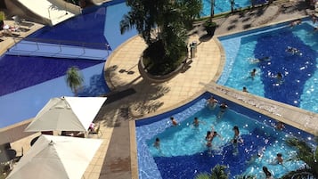 Indoor pool, outdoor pool