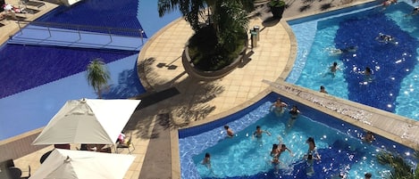 Indoor pool, outdoor pool