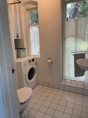 シャワー、ヘアドライヤー、タオル、石鹸