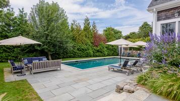 AuĂenpool, beheizter Pool