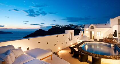 Ein Beautifull Private Villa am Kliff der Caldera In Firostefani, Santorin