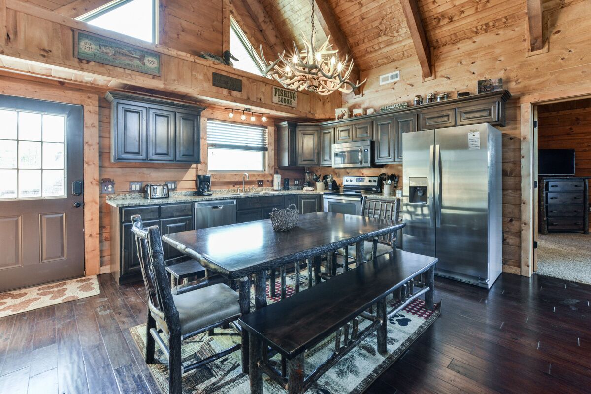 Getaway to Rustic Timber Lodge