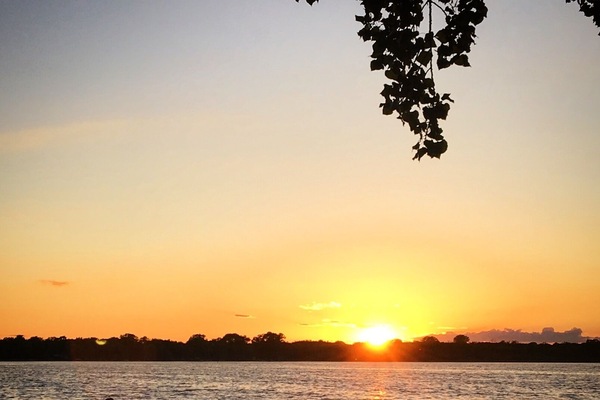 Our signature “red bench” is the perfect location to take in a sunset...