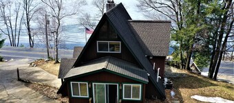 Great Sacandaga Lakefront Home with 100 feet of deep water access