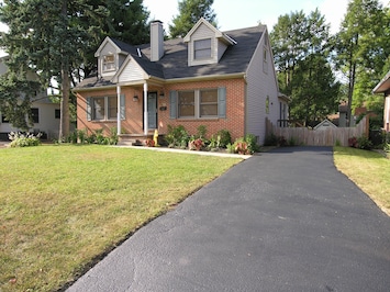 Newly renovated home with all hardwood flooring and large fenced in yard
