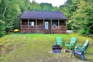 Terrace/patio - Your Maine Lake Escape — Waterfront, Peaceful, Pet-Friendly (Sullivan)