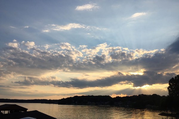 Beautiful views from the party deck