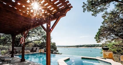 Stunning Lakeway Paradise: Waterfront w Pool Spa