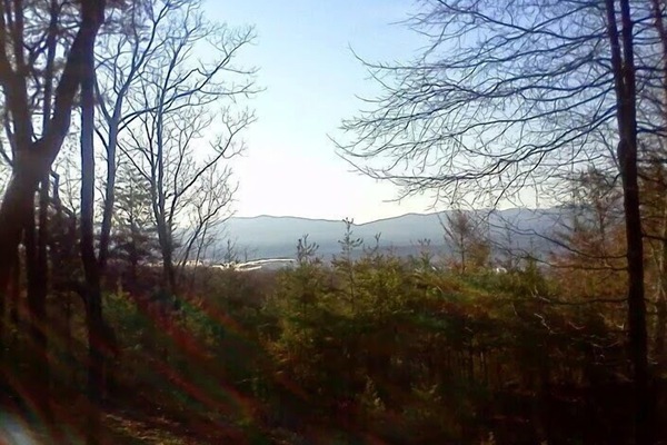 View of the Mountains from the porch.