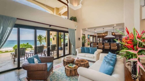 Stunning Luxury Mansion in Playa Flamingo with Six Bedrooms and Beachfront Access