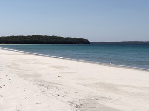 Vlak bij het strand